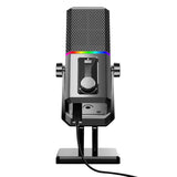 USB-Computermikrofon mit LED-Beleuchtung